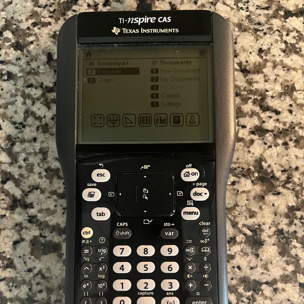 Texas Instruments -TI-nspire graphing calculator.